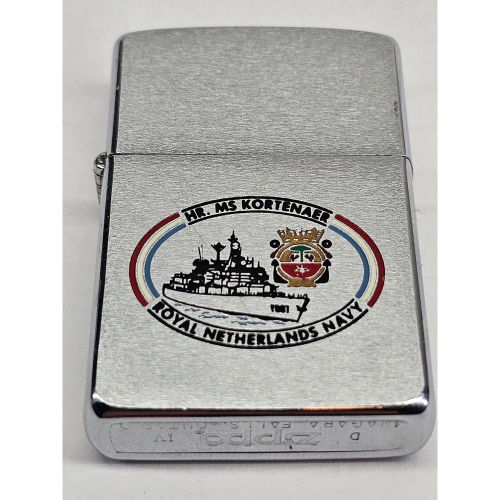 Absolute Rare Zippo Royal Netherlands Navy HR MS Kortenaer Fairwind 88 1988